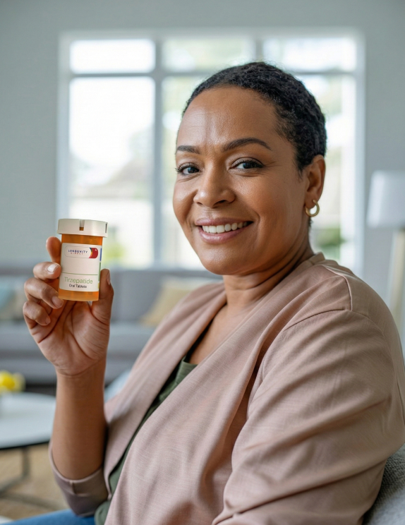 Happy healthy lifestyle transformation