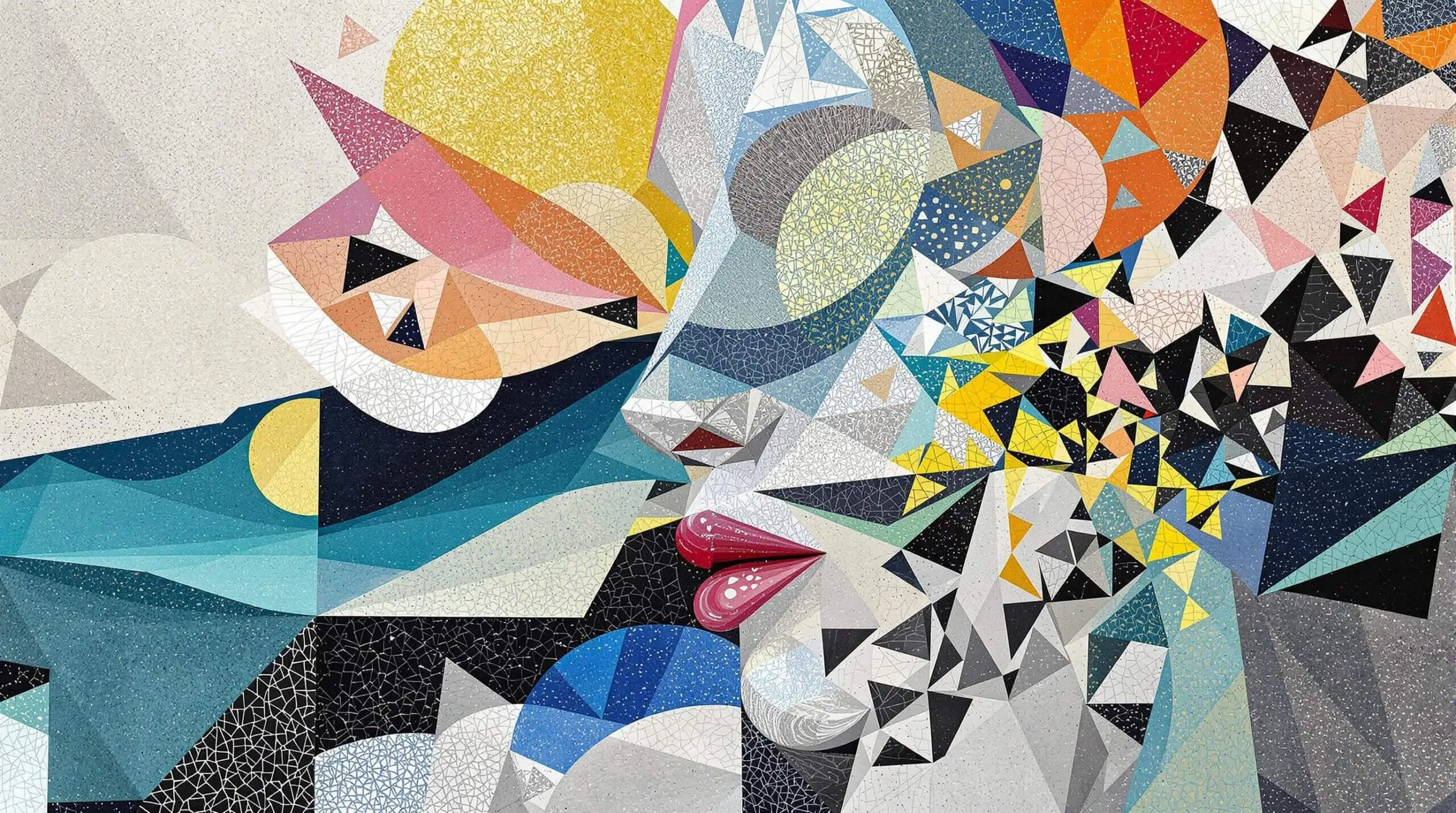 Collage of glowing skin and abstract shapes, showing collagen's role in aging well.