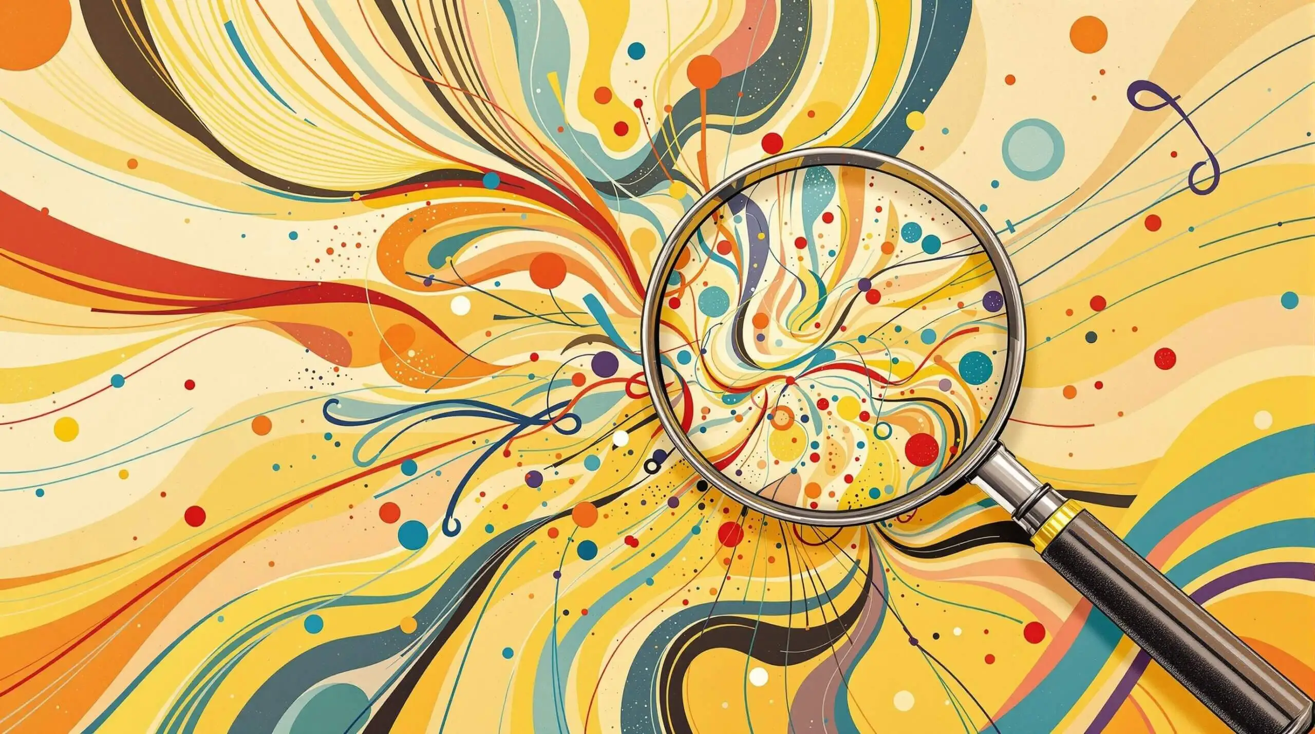 Abstract illustration of a flaxseed opening, revealing colorful patterns symbolizing its nutrient content.