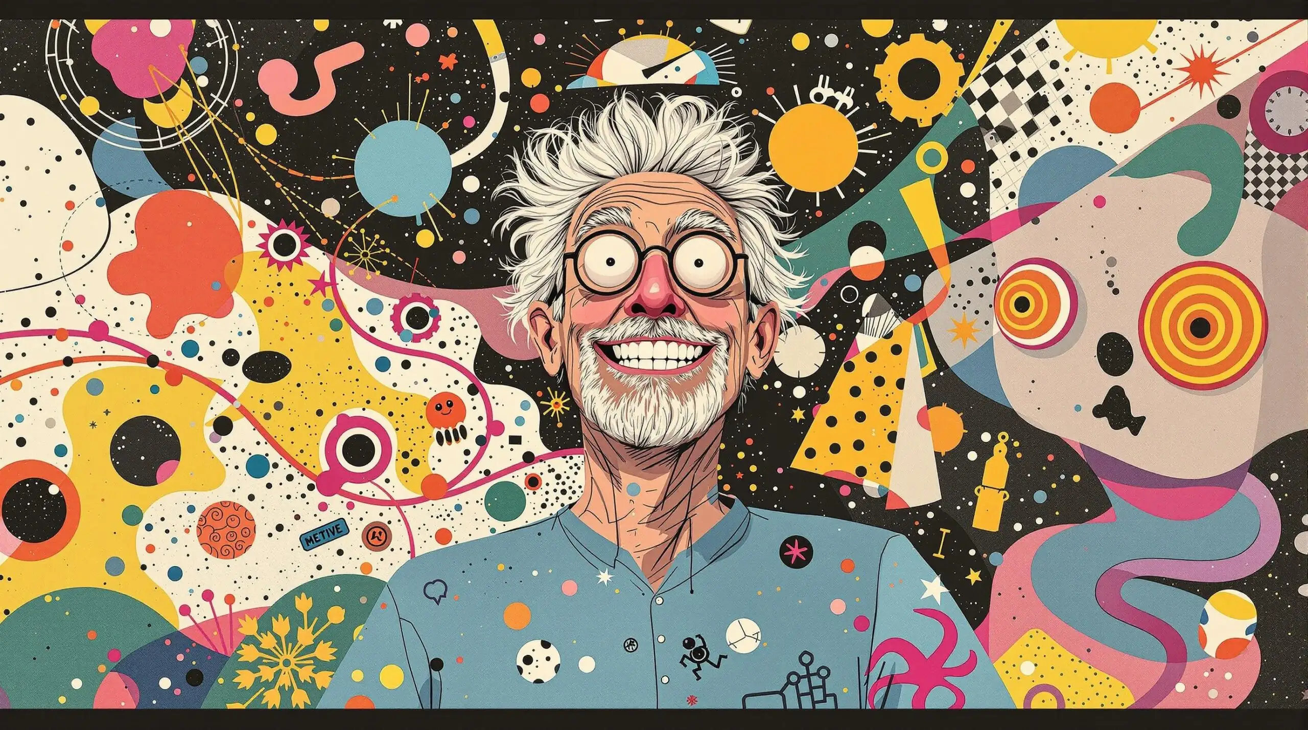 A vibrant collage illustration depicting renewed vitality through hormone replacement therapy.