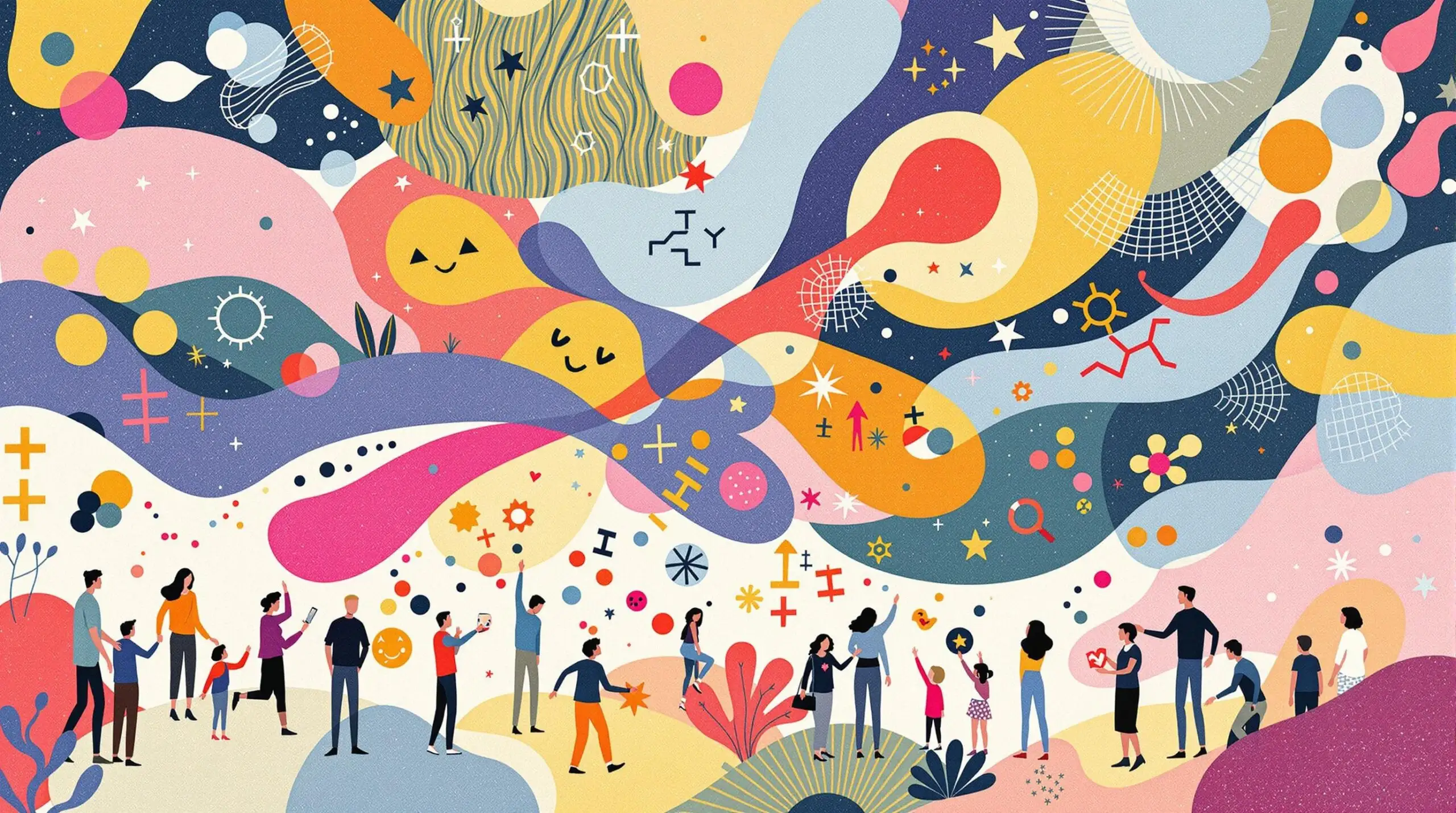 A collage-style image of diverse individuals and colorful peptides, symbolizing vitality and anti-aging.