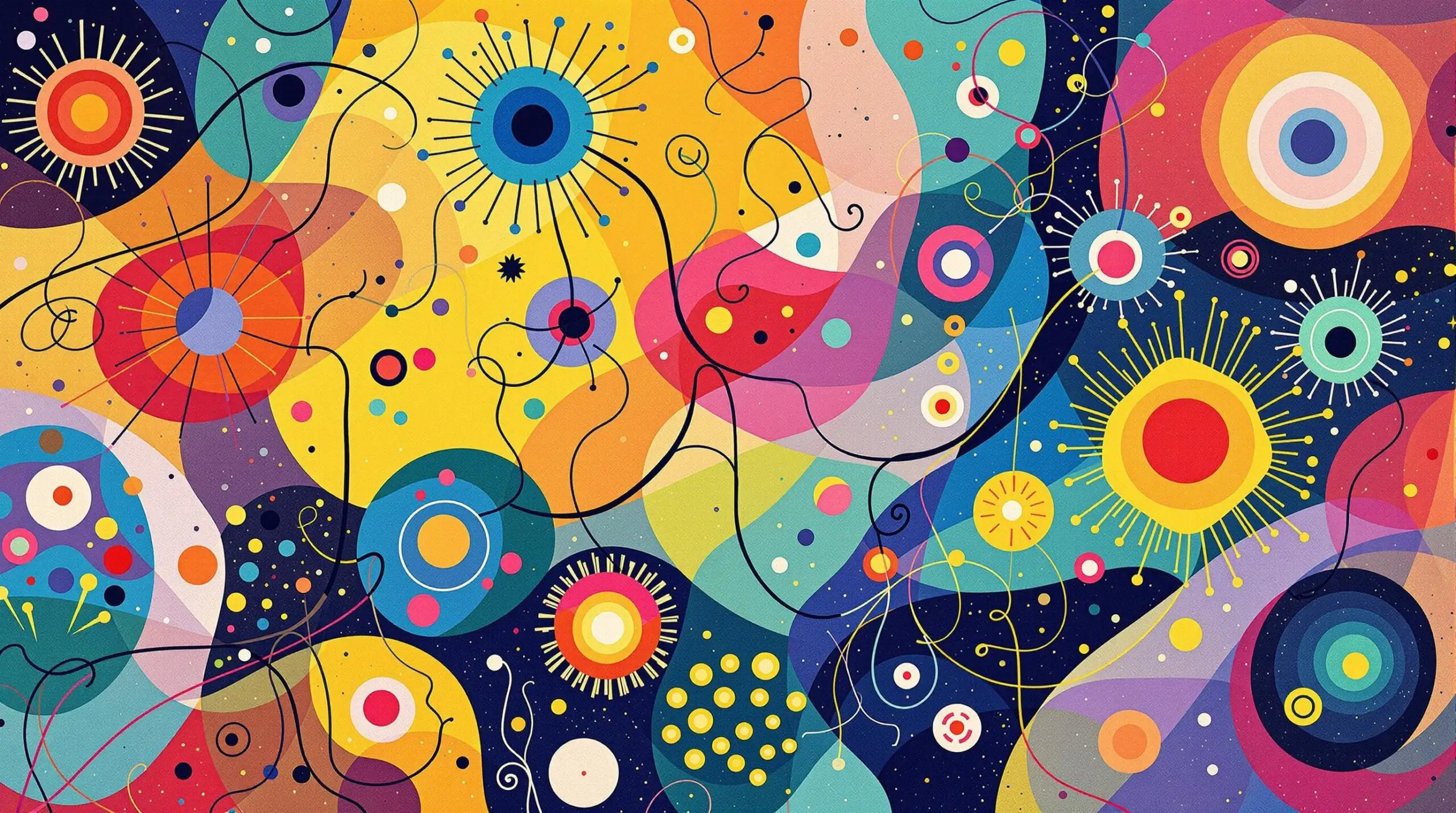 A dynamic abstract illustration depicting cellular rejuvenation through senolytics.