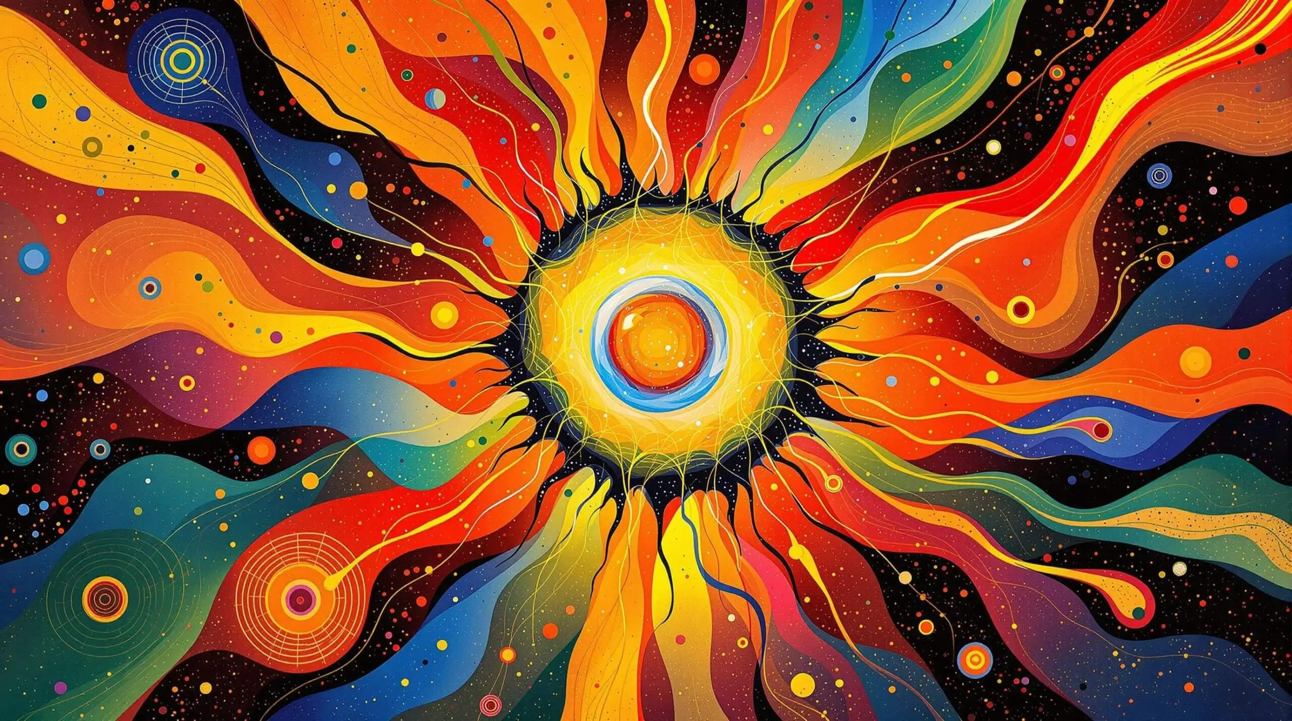An artistic illustration of a vibrant, youthful cell infused with heat energy.