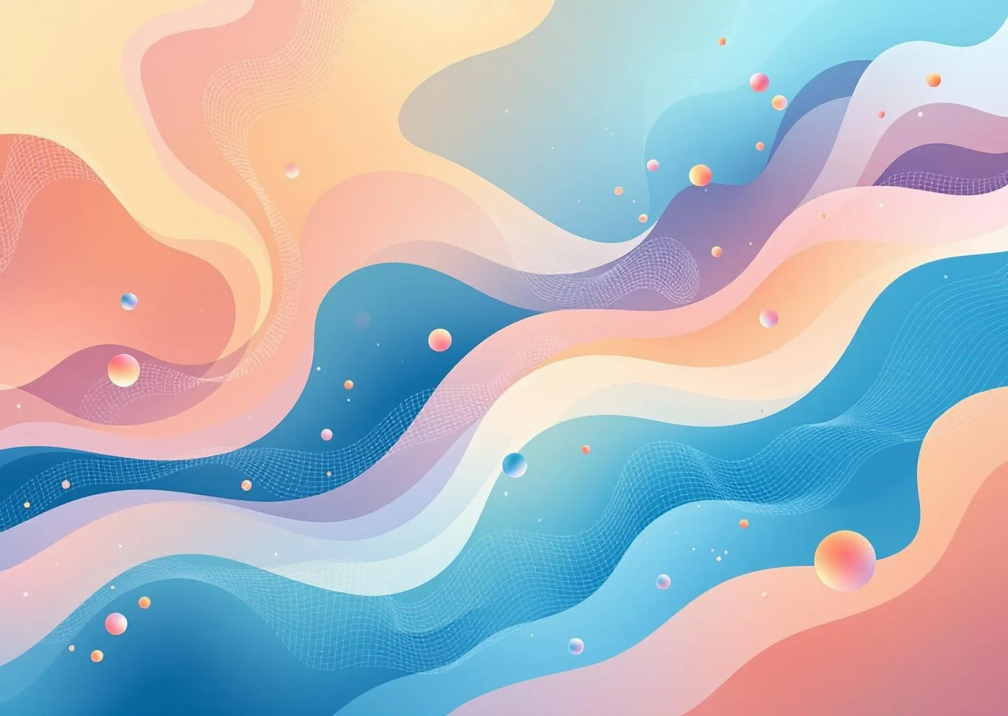 Abstract representation of access and economics in healthcare, using soft shapes and a warm color palette to symbolize pathways and connections, with subtle references to charts and graphs.