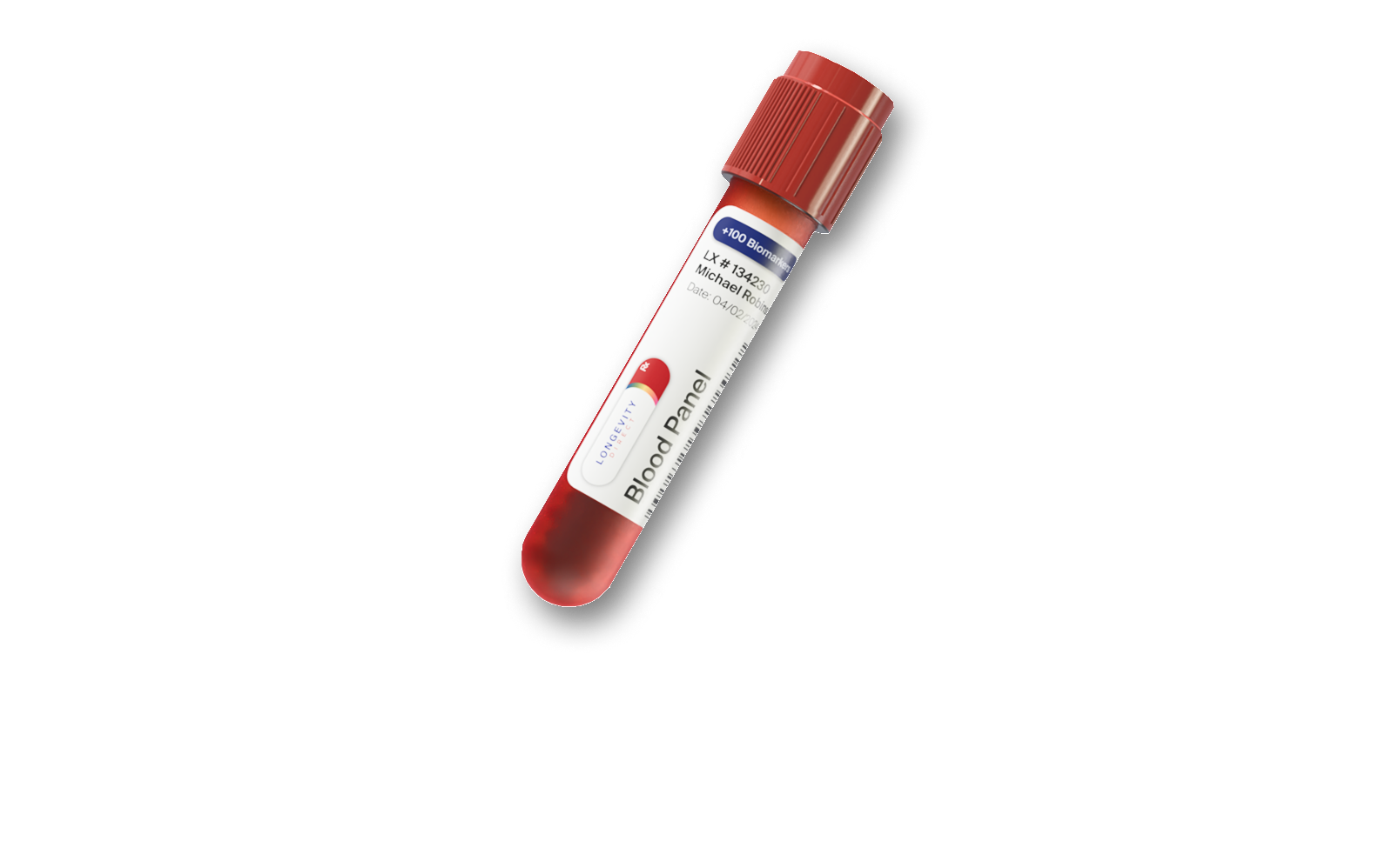 Comprehensive blood panel biomarkers for health and longevity screening.