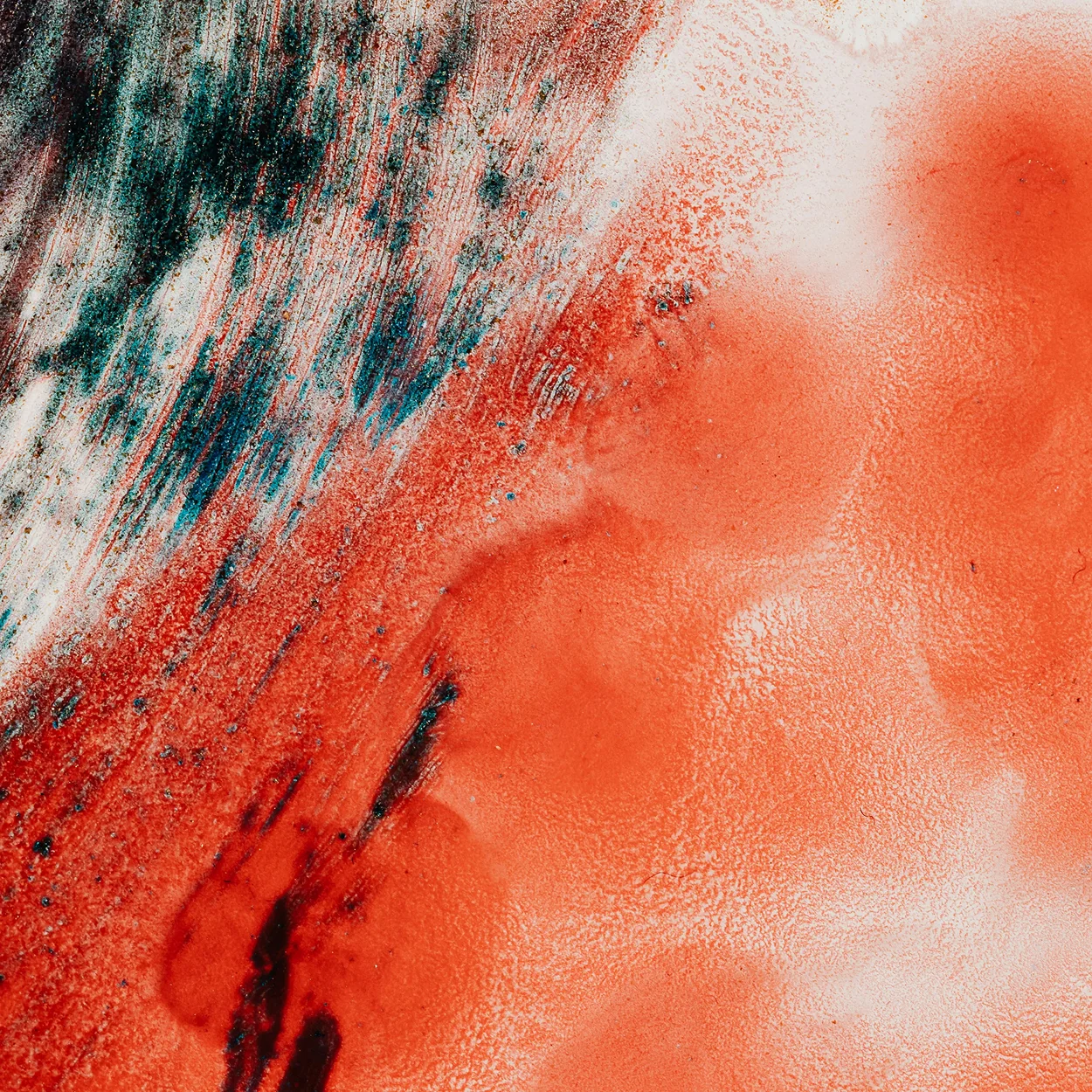 Abstract red and teal background for semaglutide.